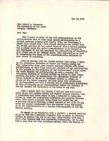 Letter from Scott Bates to Dean Robert S. Lancaster