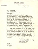 Letter from Robert S. Lancaster to Scott Bates