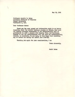 Letter from Scott Bates to Annette H. Eaton of Howard University